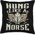 Vikings Scandinavian Warrior Viking Culture Symbols Throw Pillow