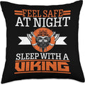 Feel Safe At Night Sleep With A Viking Scandinavian Throw Pillow