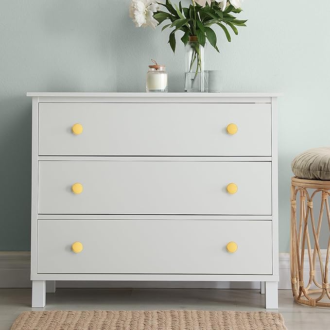 Ravinte 45 Pack Cabinet Knobs Gold Kitchen Cabinet Knobs Round Dresser Drawer Pulls Closet Door Pulls 1-1/5 Inch