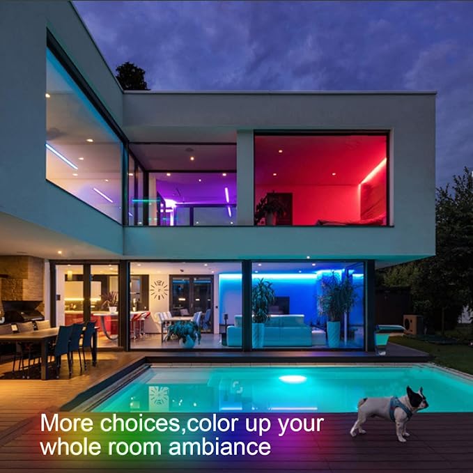 LED Lights for Bedroom 130ft Led Strip Lights Color Charging, Smart Light Strips with App Control RGB Music Sync Led Lights for Room Party Home Decoration