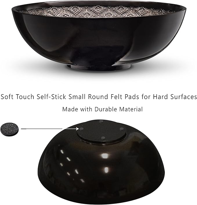 Creative Scents Dublin Brown Decorative Bowl with Orbs Set - Centerpiece Table Decorations - Coffee Table Decor - Home Decorations for Living Room Decor, Table Centerpieces for Dining Room Table