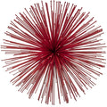 Modern Day Accents 5250 Erizo Spiked Large Red Sphere, Coffee Table Room Decor, Red Decor, Table Decor, Shelf Decor, Modern Decor, Starburst Centerpiece, Spike Ball Decoration, Home, 10" D