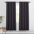 NICETOWN Greyish Purple Doorway Curtains 78 inches Long for Bedroom, Grommet Window Treatment Thermal Insulated Privacy Blackout Curtains & Drapes for Living Room, Set of 2, W52 x L78