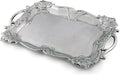 Arthur Court Designs Aluminum Fleur-De-Lis Rectangle 19 inch x 13.5 inch