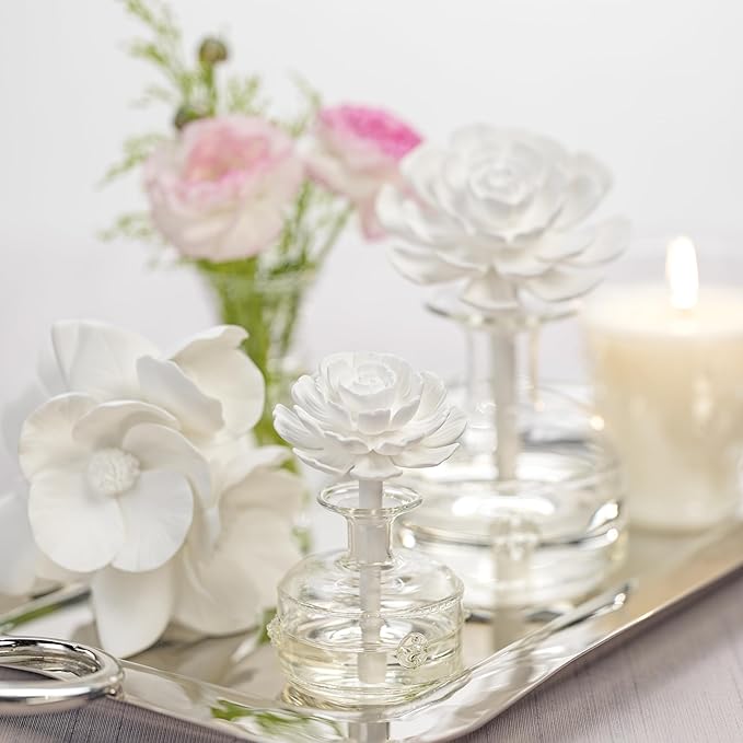 Zodax - Grand Casablanca Mini Porcelain Diffuser - Peony