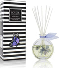 LOVSPA Reed Diffuser Set, English Garden Scented Oil Diffuser with Sticks, Home Fragrance Accessories for Bathroom Shelf Decor, Aroma Diffusers for Home or Office Desk, USA Made