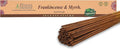 Bless-Frankincense-and-Myrrh 100%-Natural-Handmade-Hand-Dipped-Incense-Sticks Organic-Chemicals-Charcoal-Free Purification-Relaxation-Positivity-Yoga-Meditation Best-Woods-Scent (25 Sticks (1.4 OZ))