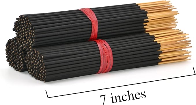 Patchouli Exotic Incense Sticks 7 Inch - Bulk 1 Bundle 85 to 100 Sticks - Natural 7" Long Lasting Aroma That Burns for 30 to 45 Minutes.