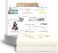 SUPREME ELEGANCE 100% Organic Cotton Percale Twin Sheet Set – Crisp & Breathable Cooling Cotton Bedding, Deep Pocket Fits up to 18″, Soft & Durable, Light Ivory, 3-Piece Set