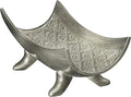 Creative Scents Dublin Silver Decorative Bowl – Centerpiece Table Decorations, Home Décor, Decor Tray for Coffee Table Decor, Living Room Centerpiece, Key/Candy Bowl for Entry Table Decorations