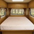 Foamma 4” x 30” x 75” Truck, Camper, RV High-Density Bunk Mattress, Organic Cotton Cover, Made in USA, Comfortable, Travel Trailer, CertiPUR-US Certified