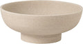 Large Decorative Fruit Bowl for Kitchen Counter, Sandstone Look Modern Minimalist Snack Candy Bowl for Table Centerpiece Decor, Home, Office, Hotel, Entryway (Beige)