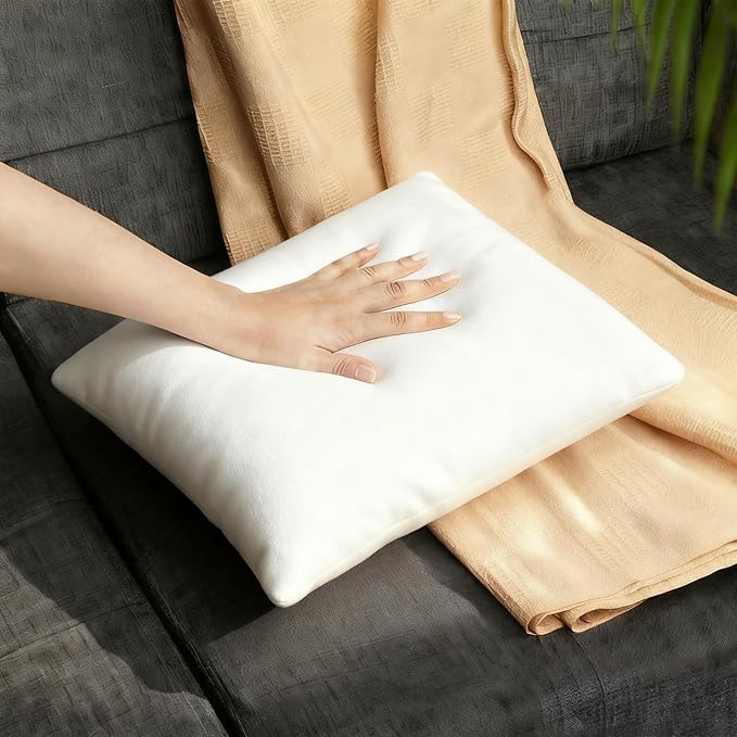 16 x 16 Throw Pillow Inserts, Outdoor Pillows Water-Resistant, Square Form Cushion Stuffer for Garden, Bench, Patio, Lightweight Soft Fillers for Sofa, Bed, and Home Décor