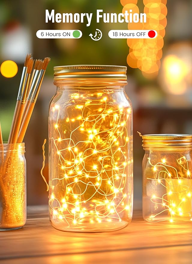 Minetom Twinkle Fairy Lights, 33 ft 100 LED USB Plug in String Lights with Remote and Timer, Waterproof 8 Modes for Bedroom Indoor Wreath DIY Party Wedding Christmas Holiday Decoration