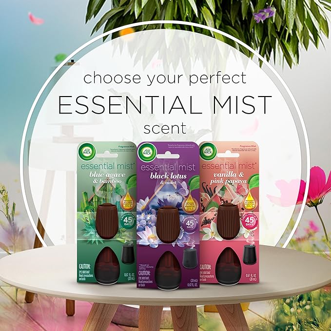 Air Wick Essential Mist – Triple Refill Black Lotus & Violet 3 ct.