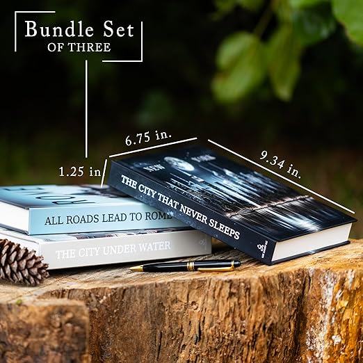 Luxury Decorative Books for Home Decor, Fake Books for Decoration, Coffee Table Book, Stylish, Book Decor With Pen – Perfect for Modern Aesthetic & Elegant Display For Your Decor Books