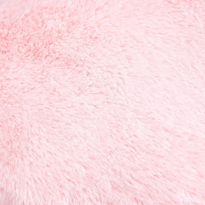 Amazon Basics Kids Pink Heart Pillow, Room Decor, 10.5 in x 4 in