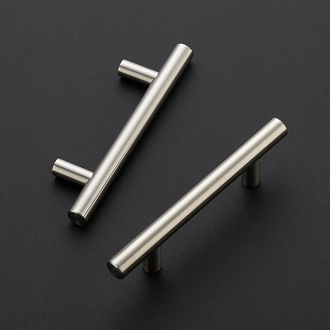 Ravinte 55 Pack 5'' Cabinet Pulls Brushed Nickel Stainless Steel Kitchen Drawer Pulls Cabinet Handles 3" Hole Center