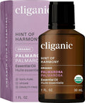 Cliganic USDA Organic Palmarosa Essential Oil, 1oz - 100% Pure Natural Undiluted for Aromatherapy | Non-GMO (Packaging May Vary)