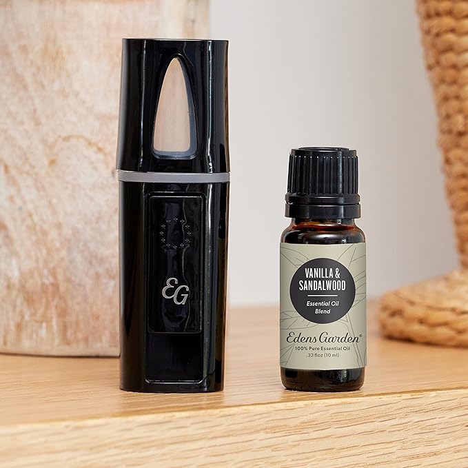 Edens Garden Vanilla Sandalwood Essential Oil Blend- 100% Pure Premium Grade, Undiluted, Natural, Therapeutic, Aromatherapy, The Best for Diffusing, Skin, Candle, Laundry 10 ml (.33 fl oz)