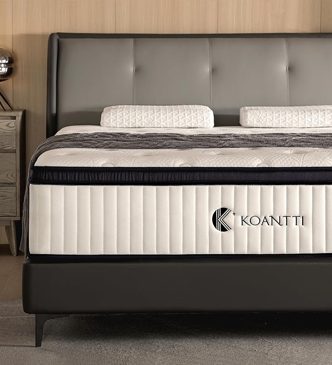 Full Size Mattress, 12 Inch Hybrid Full Mattress in a Box with Memory Foam & Individual Pocket Spring for Edge Support, Pressure Relief, Medium Firm,CertiPUR-US.