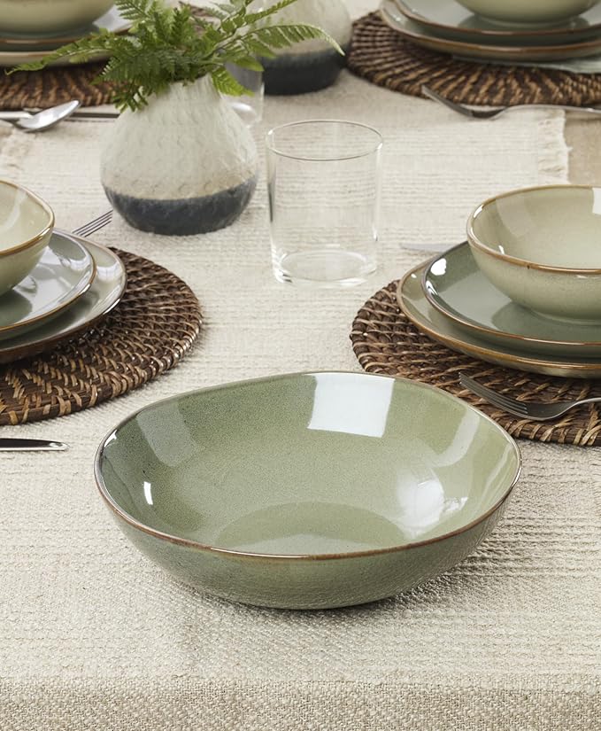 Oneida 897206 Organic Shades 2-Piece Serving Set, Green