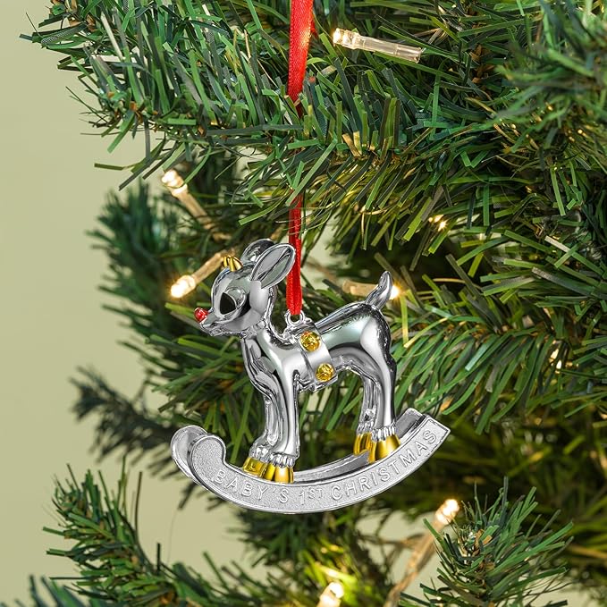 2025 Baby's First Christmas Ornament, Christmas Ornaments Hanging Ornaments for Xmas Tree Decorations Keepsake Gifts for Sisters Mom Grandma Women