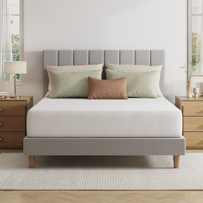Novilla Full Mattress, 10 Inch Full Size Mattress with Gel Memory Foam for Cool Night Sleep & Pressure Relief, Motion Isolation, CertiPUR-US Certified