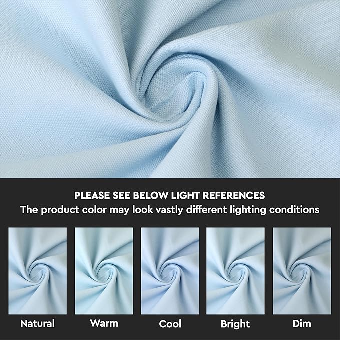 Encasa XO Throw Pillow Covers 18x18 in Set of 2 Ice Blue | No Inserts | Cotton Pillow Covers for Living Room, Bed, Sofa, Couch | Decorative Cushion Covers with Improved Zippers