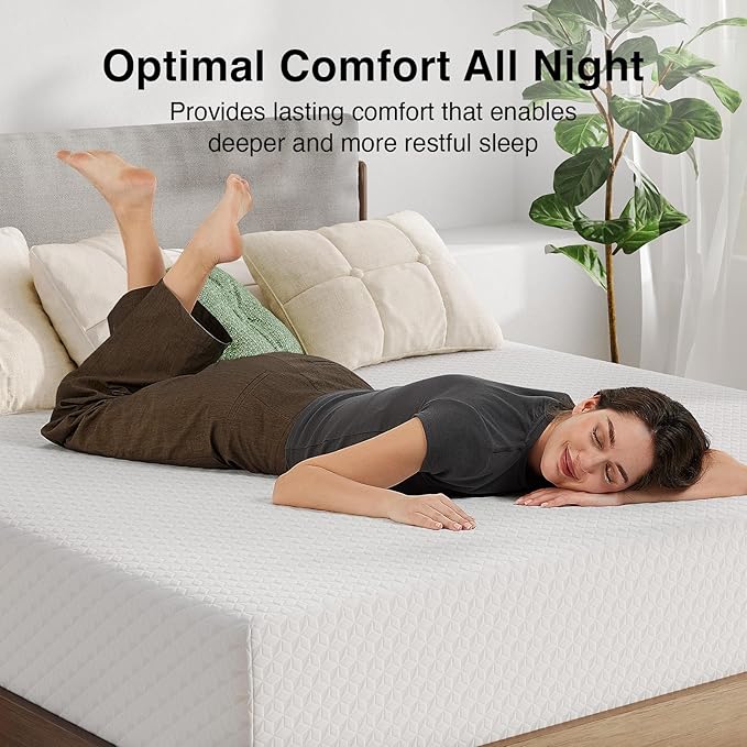 Novilla Full Mattress, 12 Inch Full Size Memory Foam Mattress with Comfort Foam for Pressure Relief & Cool Fresh Sleep,Removable Washable Cover, Medium Firm