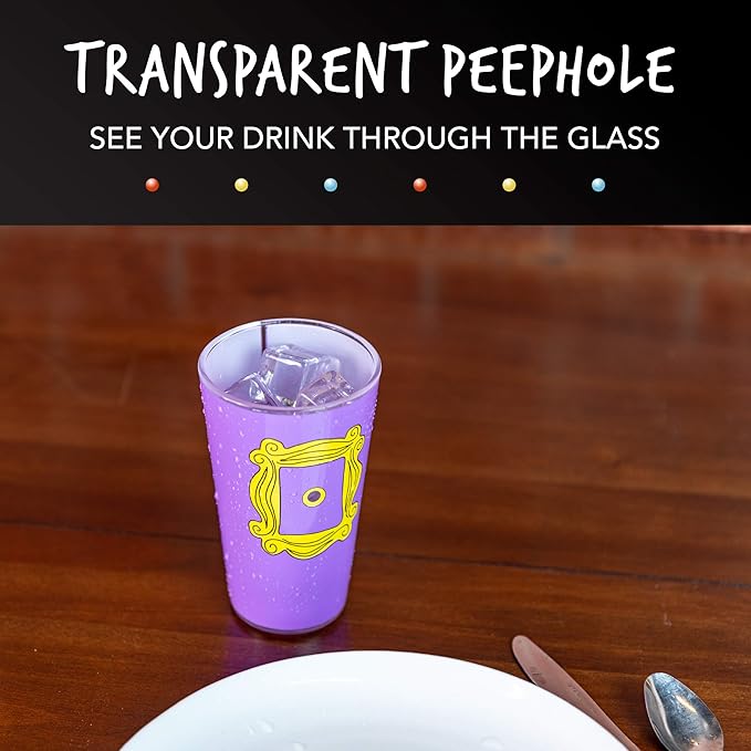 Paladone FRIENDS Frame Drinking Glass - Officially Licensed Merchandise