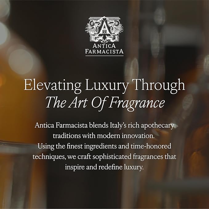 Antica Farmacista Three-Wick Candle - Decorative Home Candle - Long-Lasting & Premium Scented - Luxury Gift - Warm White, 9 oz