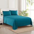 Queen Size Bed Sheets - Breathable Luxury Sheets with Full Elastic & Secure Corner Straps Built In - 1800 Supreme Collection Extra Soft Deep Pocket Bedding, Sheet Set, EXTRA DEEP pocket - Queen, Teal