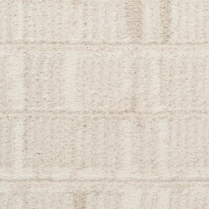 Nourison Nordic Ivory 5' x 7' Scandinavian Area Rug - Easy Clean, Non Shedding, Bed Room, Living Room, Dining Room, Kitchen (5' x 7')
