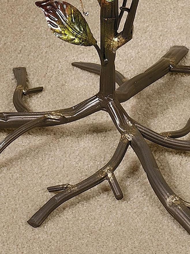 Touch of Class Flight of The Butterfly Round Accent Table - Bronze - Side Table Suitable for Living Room End Table, Bedside Tables or Nightstand, Entryway, Foyer, Office