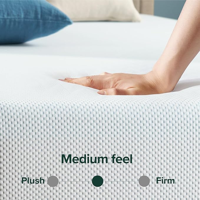 ZINUS 8 Inch Green Tea Cooling Memory Foam Mattress [New Version], Full, Fiberglass Free, Medium Firmness, Cooling Gel Foam, Certified Safe Foams & Fabric, Mattress in A Box