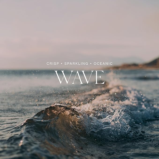 Antica Farmacista Three-Wick Candle - Decorative Home Candle - Long-Lasting & Premium Scented - Luxury Gift - Wave, 9 oz