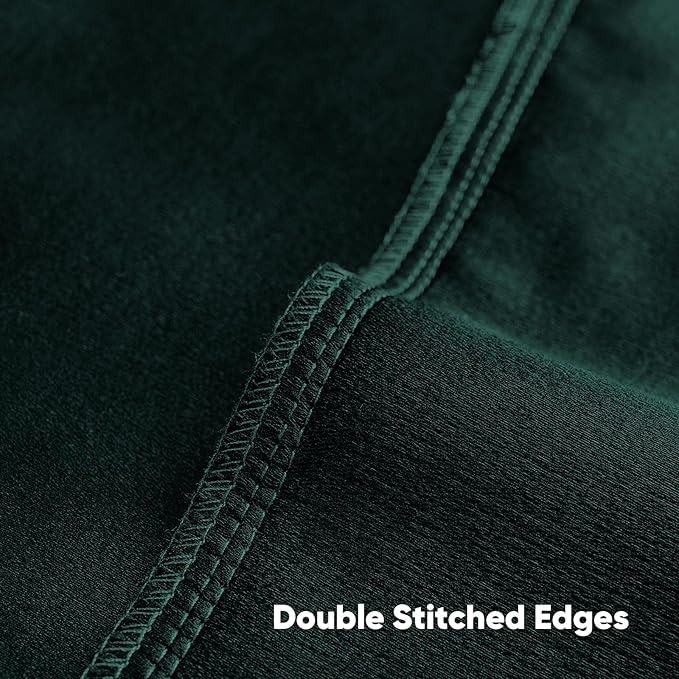 HAUSSY Teal Throw Pillow Covers 12x20 Inch Set of 2,Boho Decorative Faux Linen Lumber Throw Pillows Cozy Farmhouse Accent Cushion Covers,Home Decor for Couch Sofa Bed Living Room