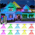 LETIANPAI 200FT Permanent Outdoor Lights,RGB Eaves Lights with App Control Remote,DIY Scene Modes IP67 Waterproof Outdoors Under Eave Lighting,Outdoor Light for Garden Decor