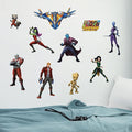 Guardians of The Galaxy Wall Decals – Set of 10 Marvel Licensed Removable Vinyl Stickers for Kids Bedroom Playroom Bathroom - Peel and Stick Room Décor