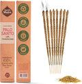 Sagrada Madre 8pcs Wildly Harvested Thick Palo Santo Incense Sticks (Frankincense), 9” Long - Eco Friendly, Non-Toxic, Aromatic Incense Sticks (1hr Burning Time) to Heal & Calm Your Body & Environment