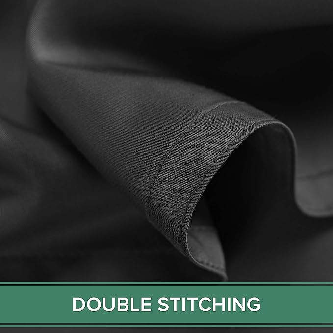 Queen Sheets by Pure Bamboo, Genuine 100% Organic Viscose Derived from Bamboo Bed Sheet Set, Luxuriously Soft & Cooling, Double Stitching, Lifetime Quality Promise (Queen, Black)