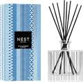 NEST New York Reed Diffuser, Blue Cypress & Snow - 5.9 fl oz - Fragrance for Up to 90 Days - Reusable, Refillable Glass Holder - Includes 8 All-Natural Reed Sticks - Flame Free