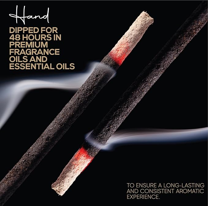 Patchouli Exotic Incense Sticks 7 Inch - Bulk 1 Bundle 85 to 100 Sticks - Natural 7" Long Lasting Aroma That Burns for 30 to 45 Minutes.