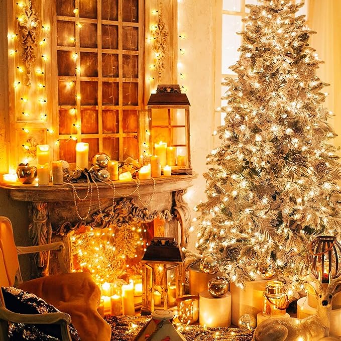 GLUROO String Lights for Outside 120FT, 60+4 Pcs Vintage Bulbs LED Outdoor Edison String Lights Waterproof, Shatterproof Connectable Patio Lights Outdoor, Dimmable Hanging Lights for Backyard, Bistro