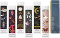 Folkulture Incense Sticks | Set of 6 (120 Organic Insence-Sticks) for Positive Aura with 45 Mins Burn Time | Non Toxic Coconut Mango, Aqua, Green Tea, Rose Geranium, Orange Blossom Inscents-Sticks