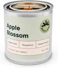 Wick & Star Vegan Non-Toxic, Wood Wick, Natural Coconut Soy Wax Aromatherapy Candle, Clean Burning (Apple Blossom)