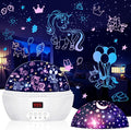 Unicorn Projector Night Light for Girls, Star Lights Projector for Ceiling Kids Bedroom Decor Gifts for 3-6 Year Old Girl Night Light Projector with Timer, Christmas Birthday Gift for Girls