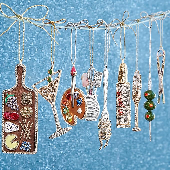 2025 Christmas Ornaments for Christmas Tree Decorations, Artist Drawing Palette Ornament, Hanging Keepsake Gifts for Sisters Mom Grandma Women