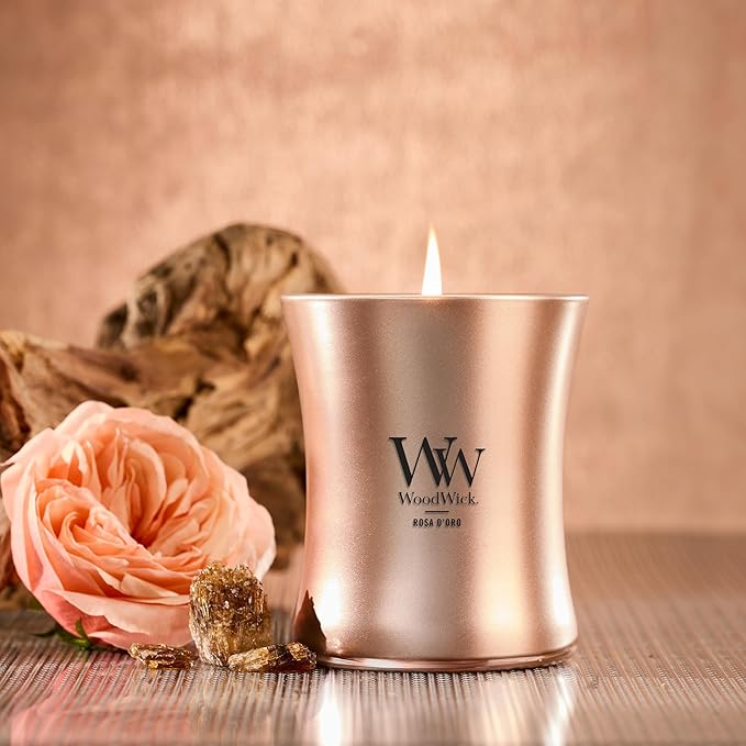 WoodWick Rosa D'oro WoodWick® Precious Metals Collection, 9.7 oz